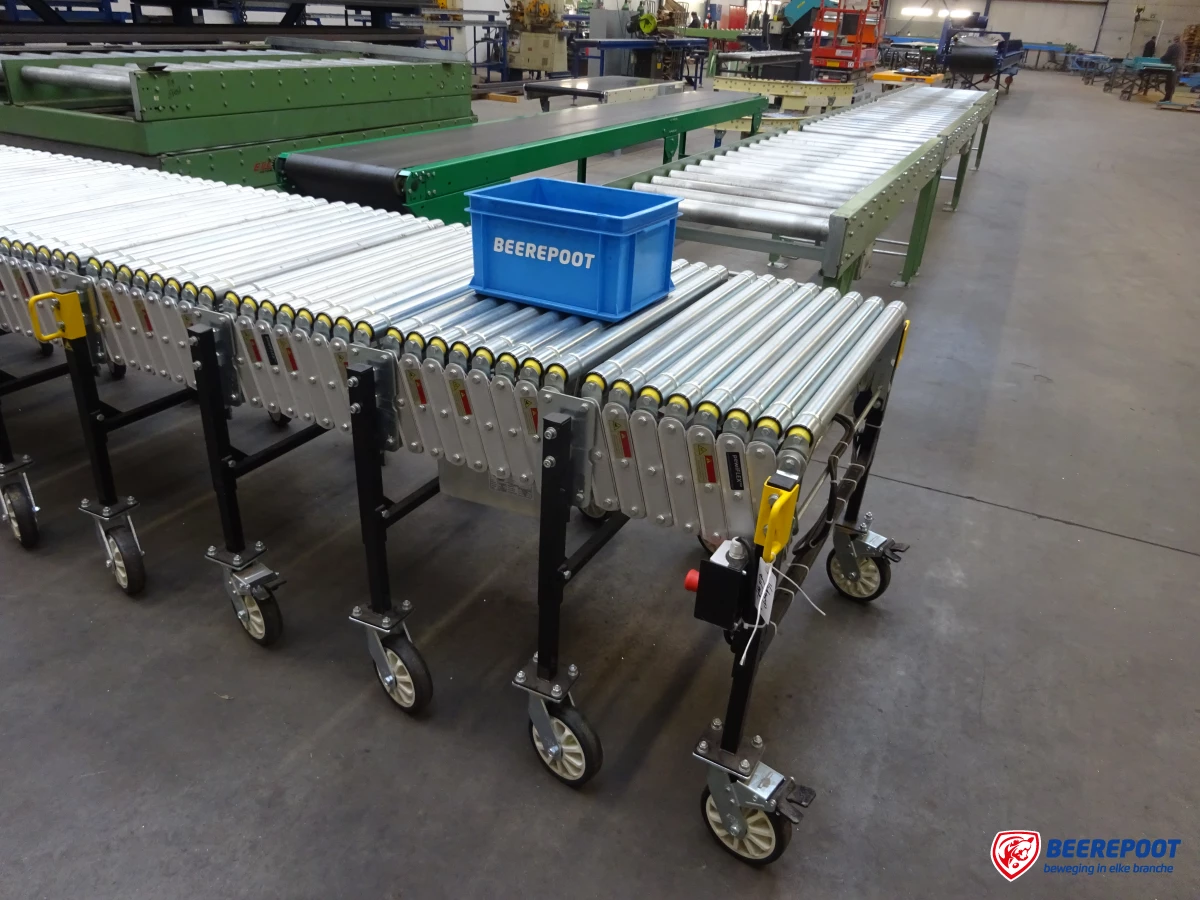 Flexibele rollenbaan, drive - Beerepoot BV